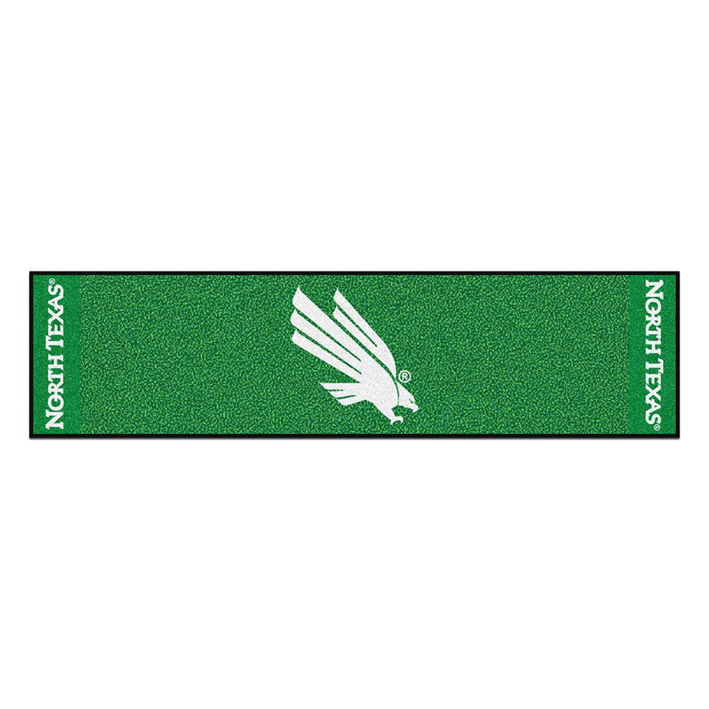 North Texas Mean Green Ncaa Putting Green Runner (18"x72")
