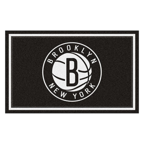 Brooklyn Nets NBA 4x6 Rug (46x72)