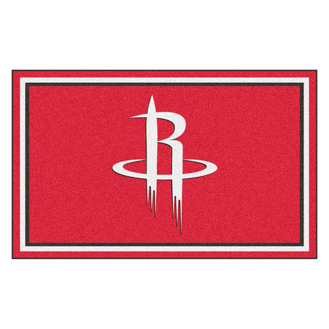 Houston Rockets NBA 4x6 Rug (46x72)