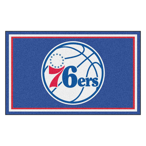 Philadelphia 76ers NBA 4x6 Rug (46x72)