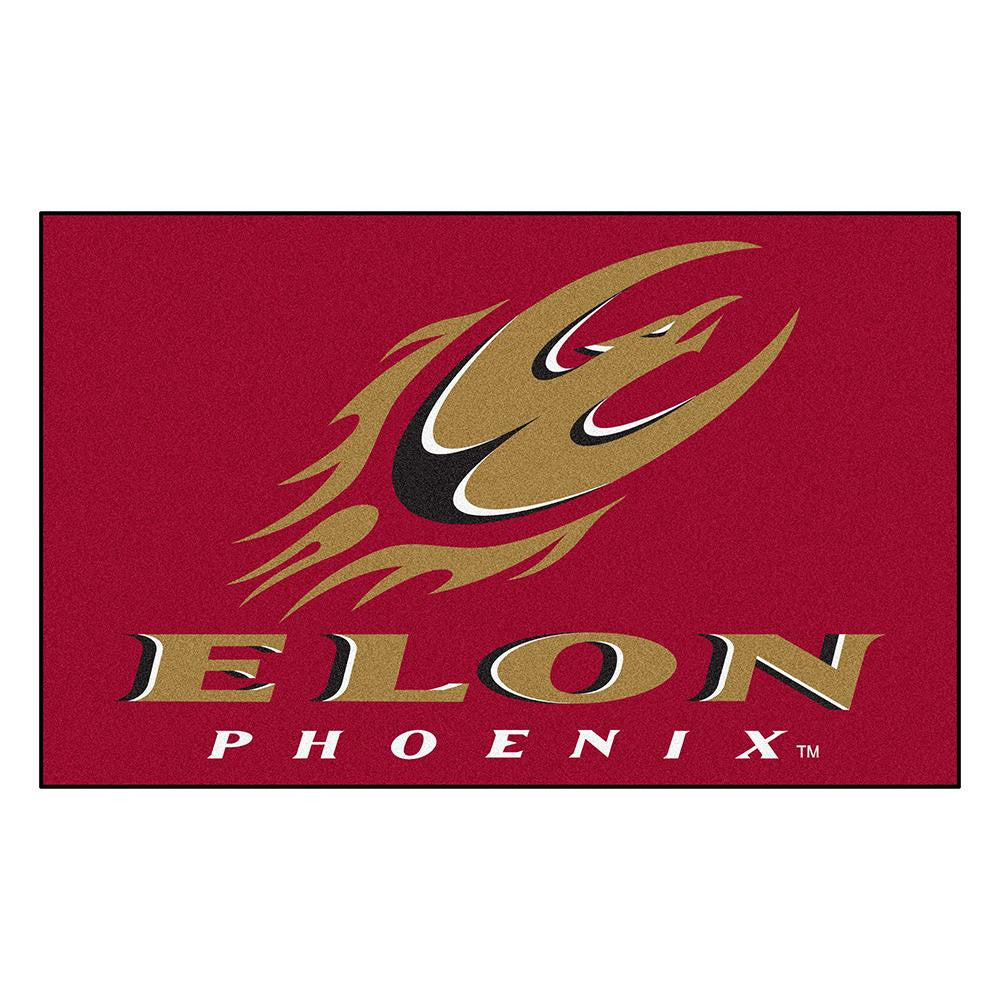 Elon Phoenix Ncaa Ulti-mat Floor Mat (5x8')