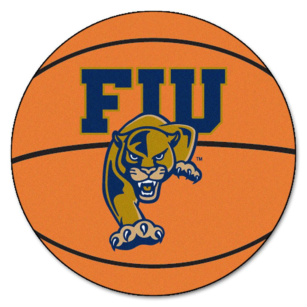 Florida International Golden Panthers Ncaa "basketball" Round Floor Mat (29")