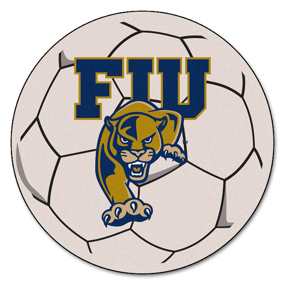 Florida International Golden Panthers Ncaa "soccer Ball" Round Floor Mat (29")