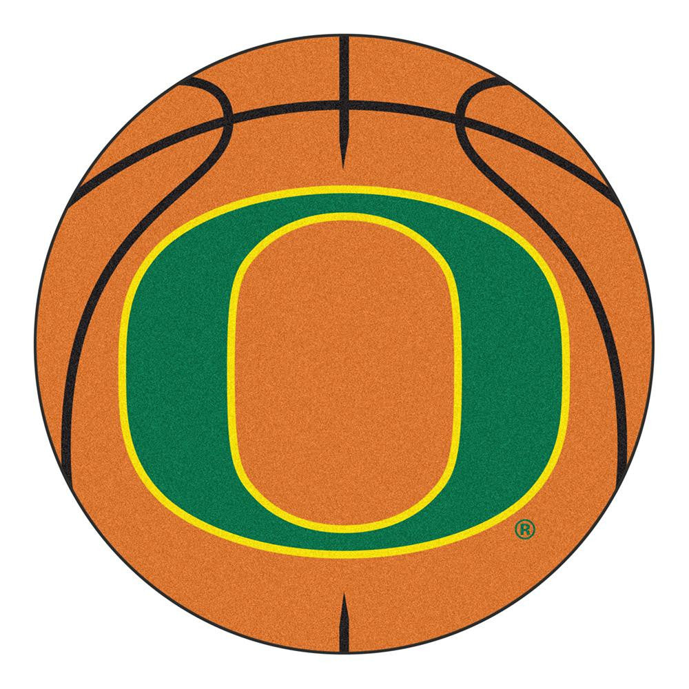 Oregon Ducks Ncaa "basketball" Round Floor Mat (29")