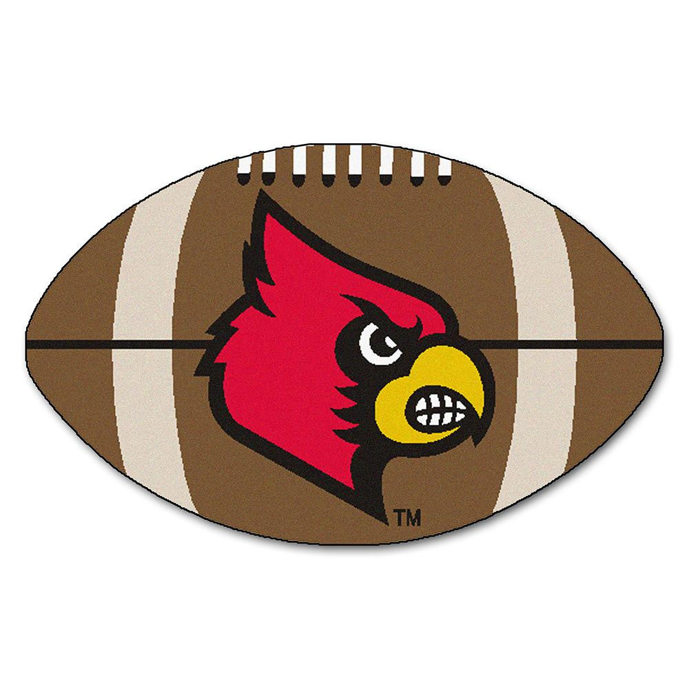 Louisville Cardinals Ncaa "football" Floor Mat (22"x35")