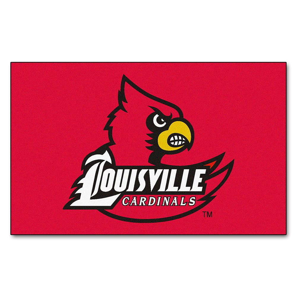 Louisville Cardinals Ncaa "ulti-mat" Floor Mat (5x8')