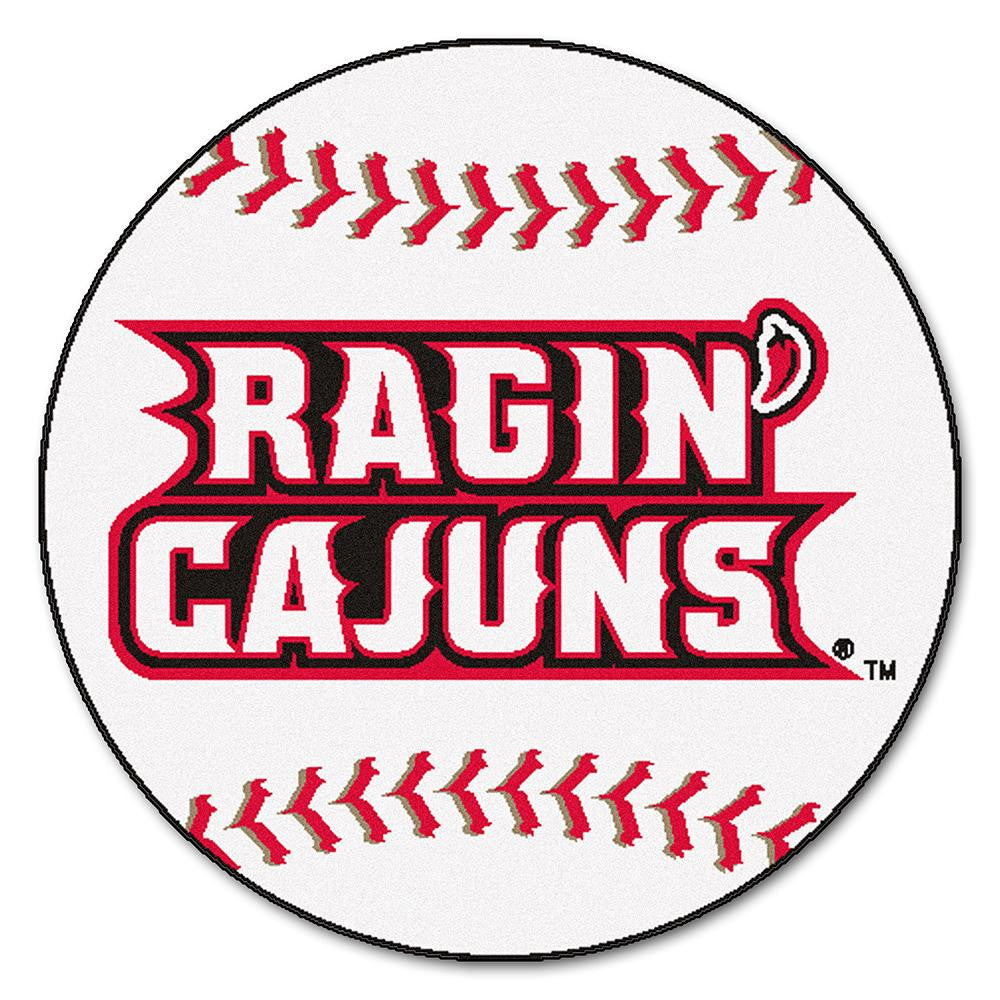 Louisiana Lafayette Ragin Cajuns Ncaa "baseball" Round Floor Mat (29")