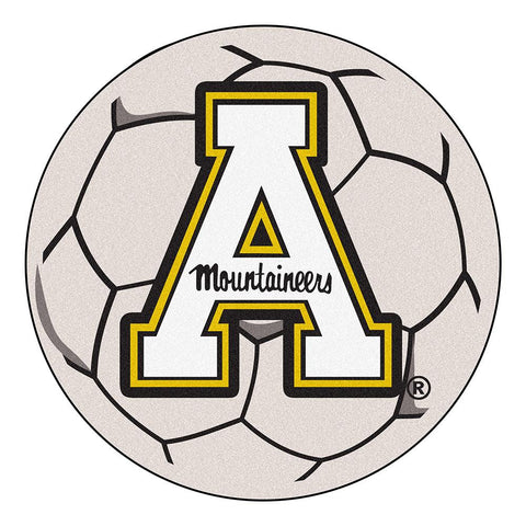 Appalachian State Mountaineers Ncaa "soccer Ball" Round Floor Mat (29")