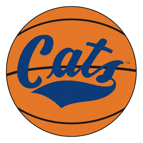 Montana State Bobcats Ncaa "basketball" Round Floor Mat (29")