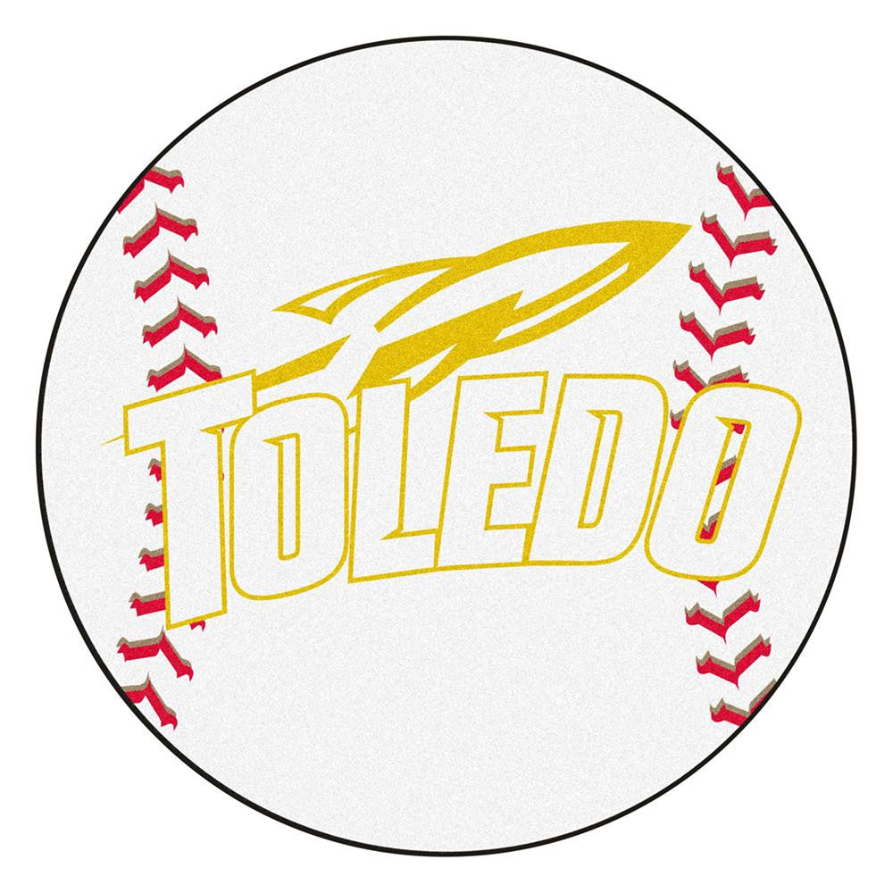 Toledo Rockets Ncaa "baseball" Round Floor Mat (29")