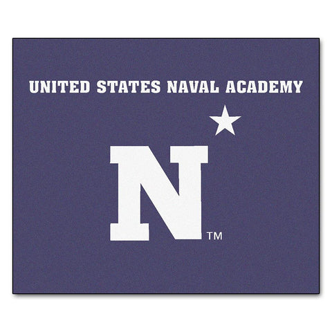 Navy Midshipmen Ncaa "tailgater" Floor Mat (5'x6')