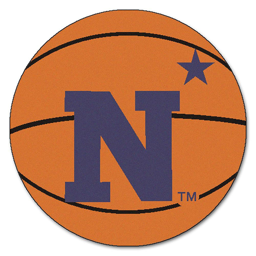 Navy Midshipmen Ncaa "basketball" Round Floor Mat (29")