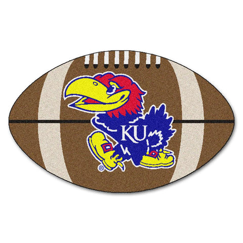 Kansas Jayhawks Ncaa "football" Floor Mat (22"x35")