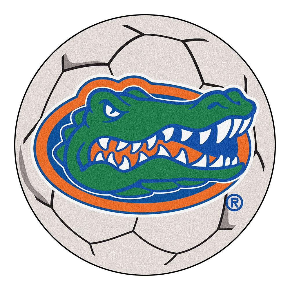 Florida Gators Ncaa "soccer Ball" Round Floor Mat (29") Gator Head