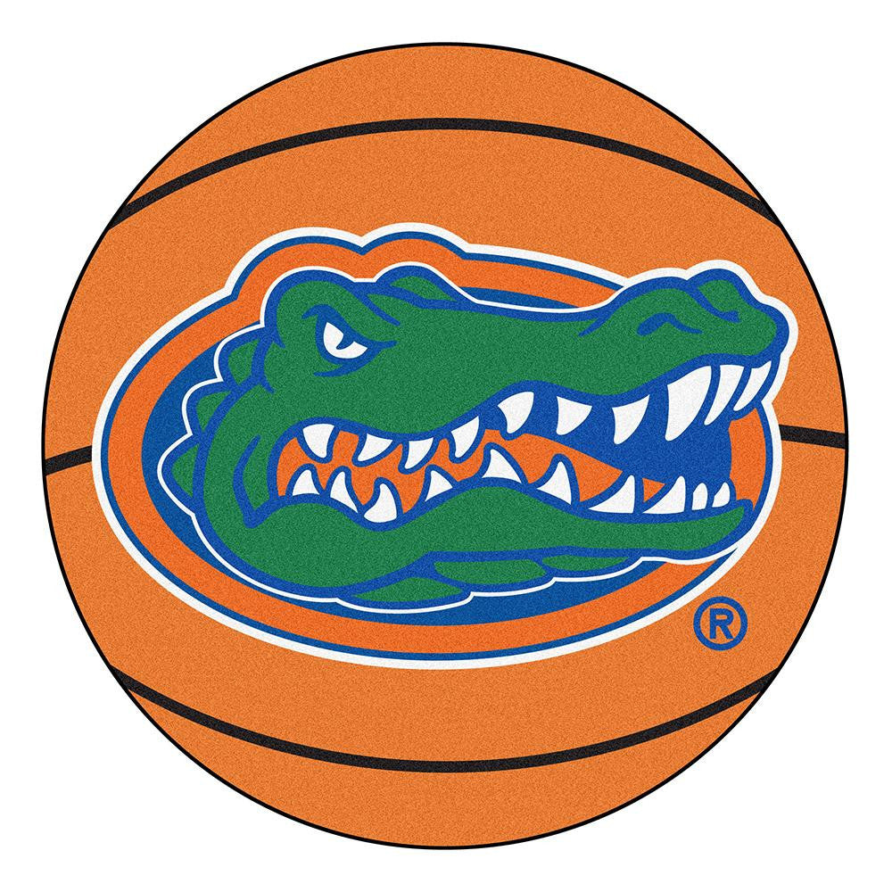 Florida Gators Ncaa "basketball" Round Floor Mat (29") Gator Head