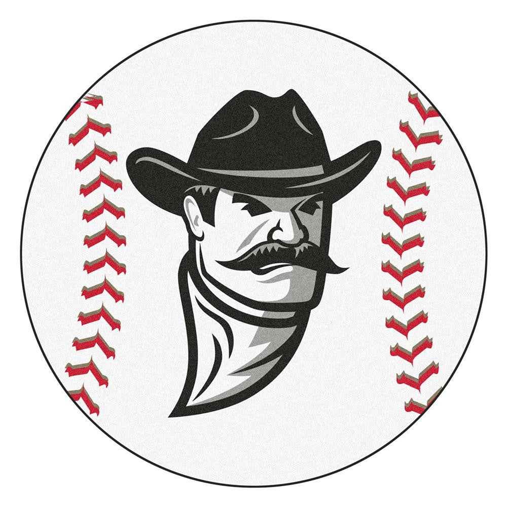 New Mexico State Aggies Ncaa "baseball" Round Floor Mat (29")