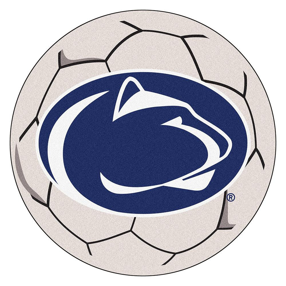 Penn State Nittany Lions Ncaa "soccer Ball" Round Floor Mat (29")