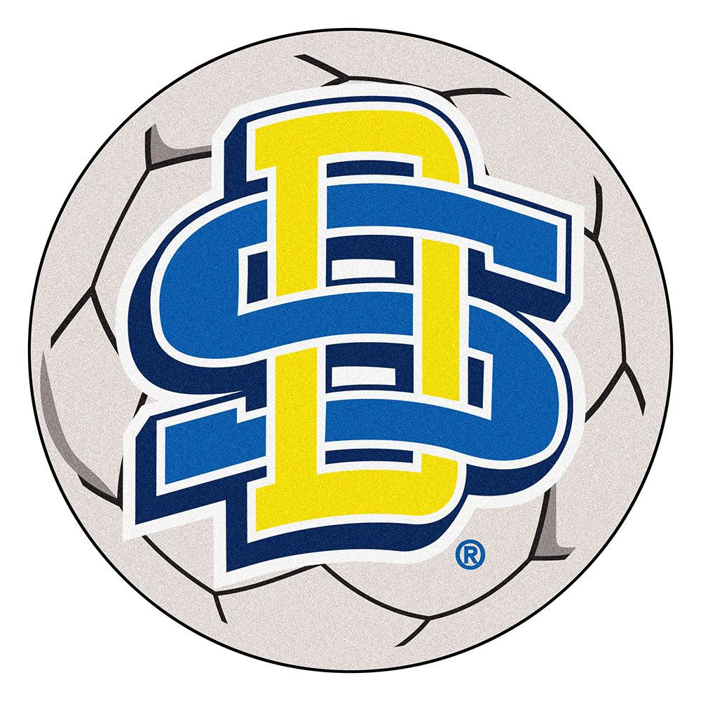 South Dakota State Jackrabbits Ncaa "soccer Ball" Round Floor Mat (29")