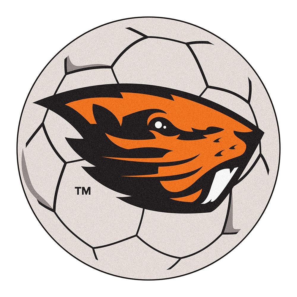 Oregon State Beavers Ncaa "soccer Ball" Round Floor Mat (29")