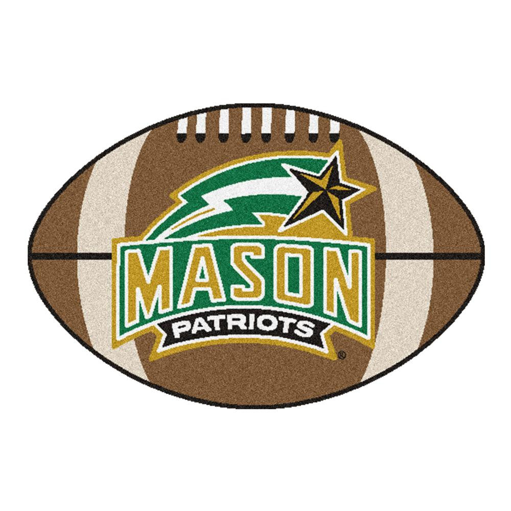 George Mason Patriots Ncaa Football Floor Mat (22"x35")