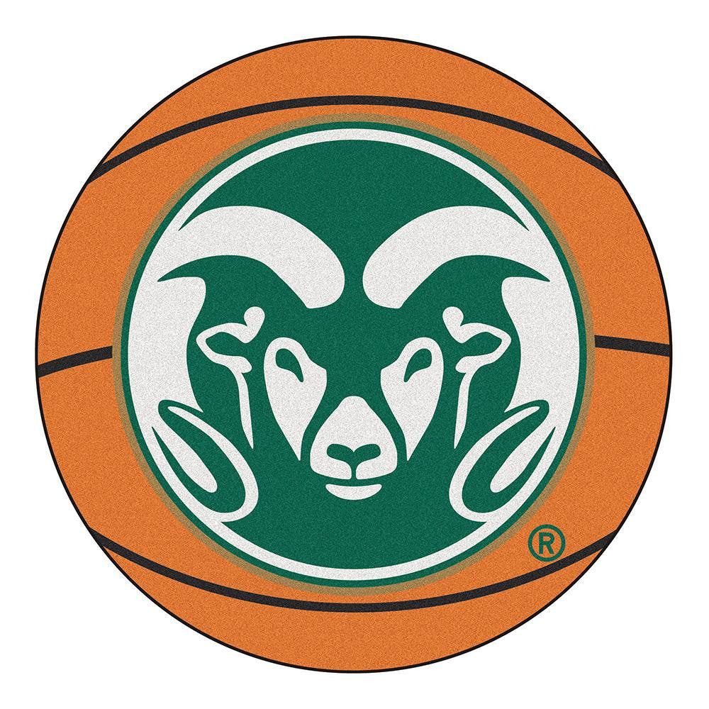 Colorado State Rams Ncaa "basketball" Round Floor Mat (29")