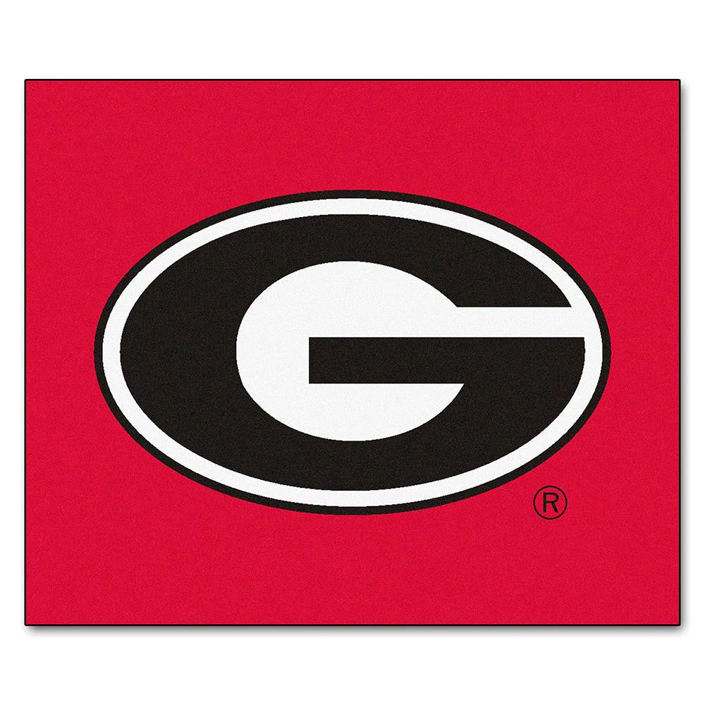 Georgia Bulldogs Ncaa "tailgater" Floor Mat (5'x6') G Logo On Red