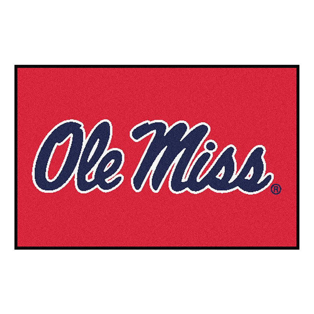 Mississippi Rebels Ncaa "starter" Floor Mat (20"x30") Ole Miss Logo