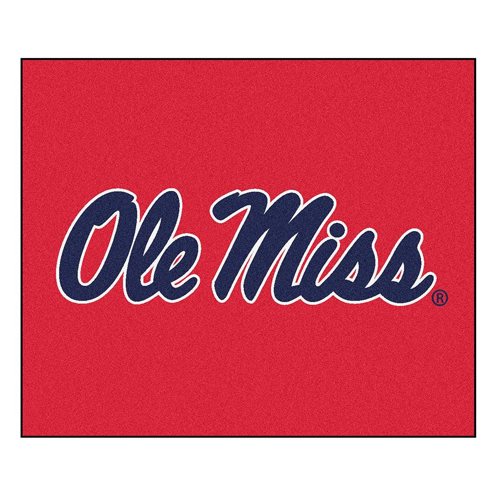Mississippi Rebels Ncaa "tailgater" Floor Mat (5'x6') Ole Miss Logo