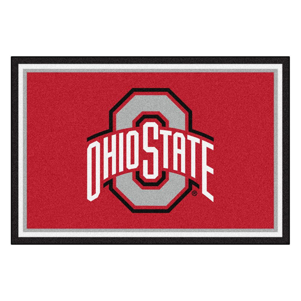 Ohio State Buckeyes Ncaa Floor Rug (60"x96")
