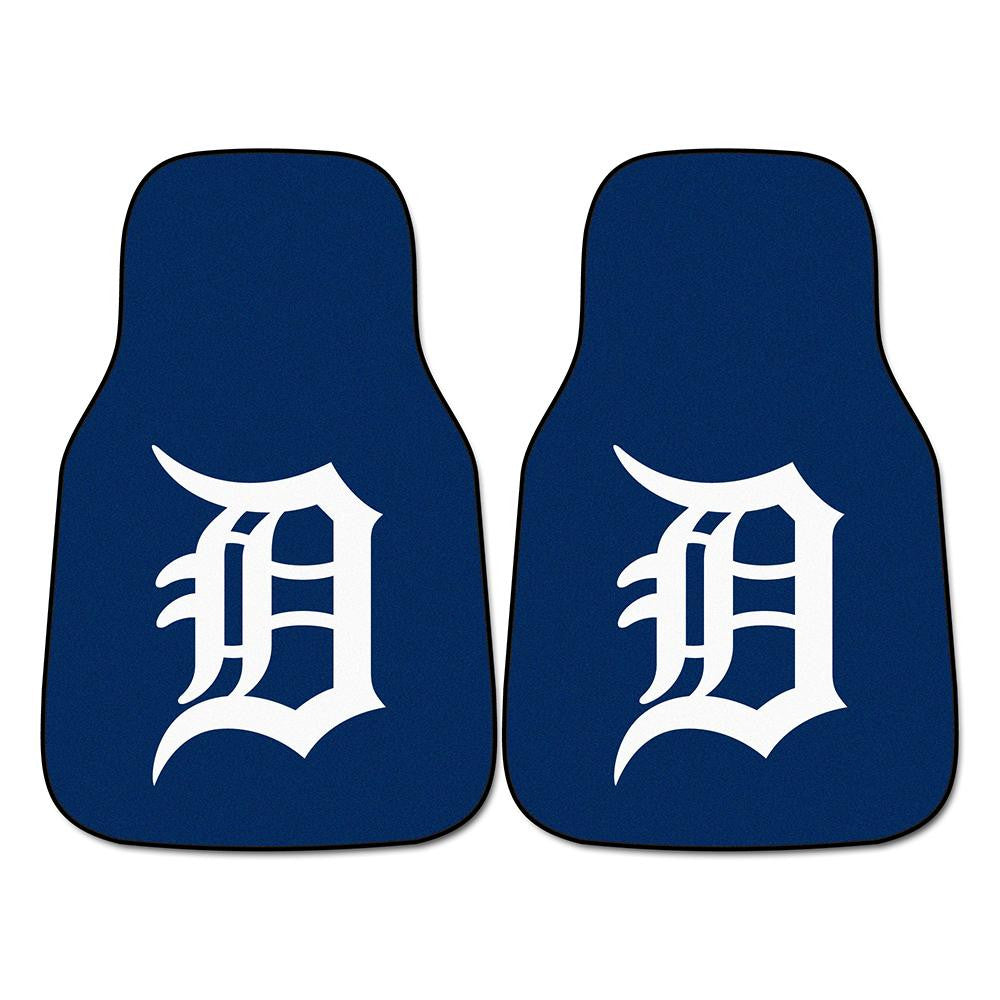 Detroit Tigers MLB Car Floor Mats (2 Front)