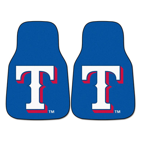 Texas Rangers MLB Car Floor Mats (2 Front)