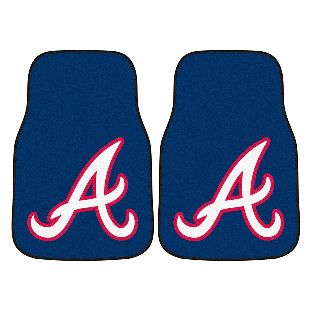Atlanta Braves MLB Car Floor Mats (2 Front)