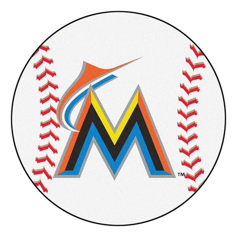 Miami Marlins MLB Baseball Round Floor Mat (29)