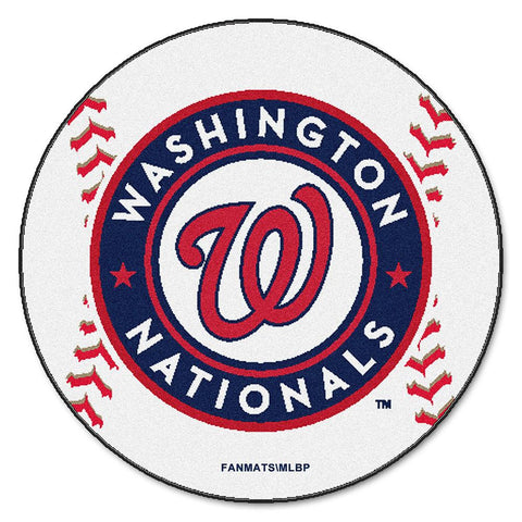 Washington Nationals MLB Baseball Round Floor Mat (29)