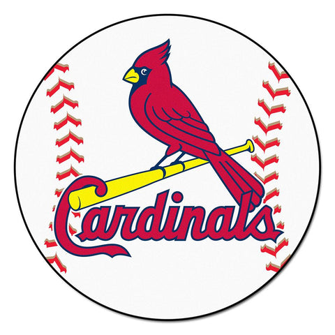 St. Louis Cardinals MLB Baseball Round Floor Mat (29)