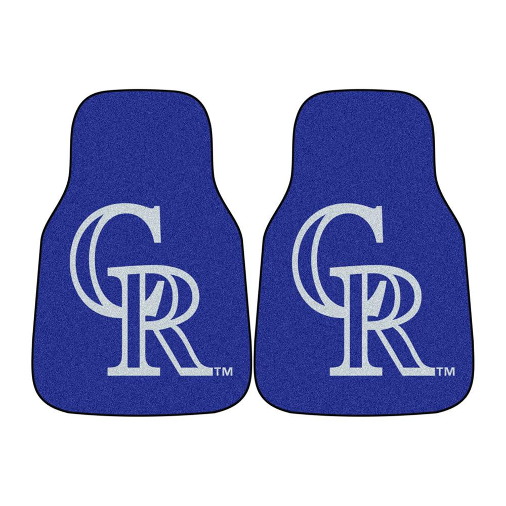 Colorado Rockies MLB Car Floor Mats (2 Front)