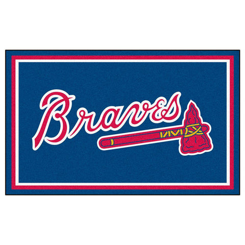 Atlanta Braves MLB Floor Rug (4'x6')