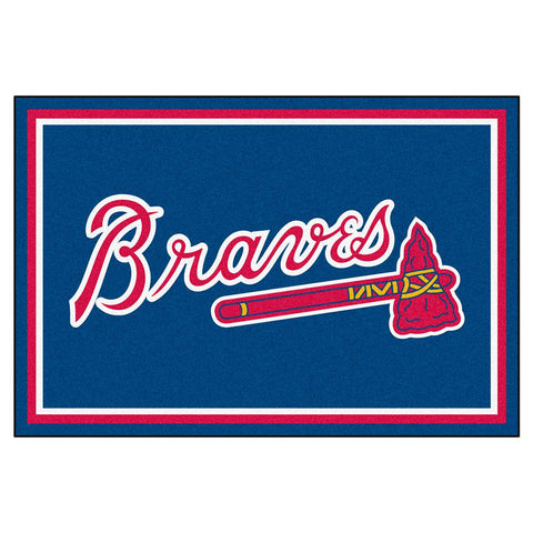 Atlanta Braves MLB Floor Rug (5x8')