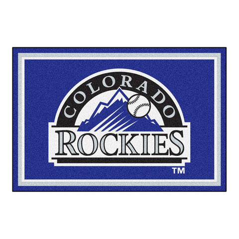 Colorado Rockies MLB Floor Rug (5x8')