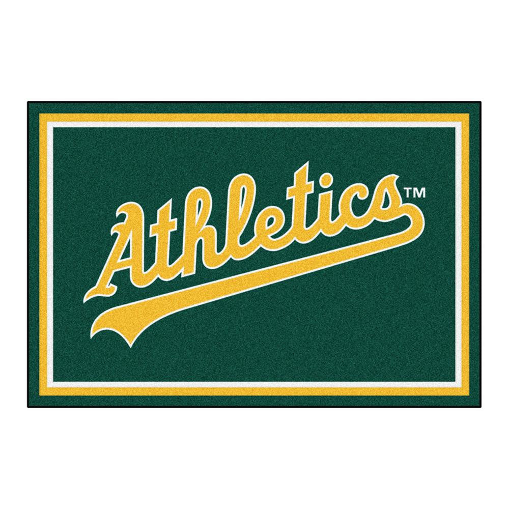 Oakland Athletics MLB Floor Rug (5x8')