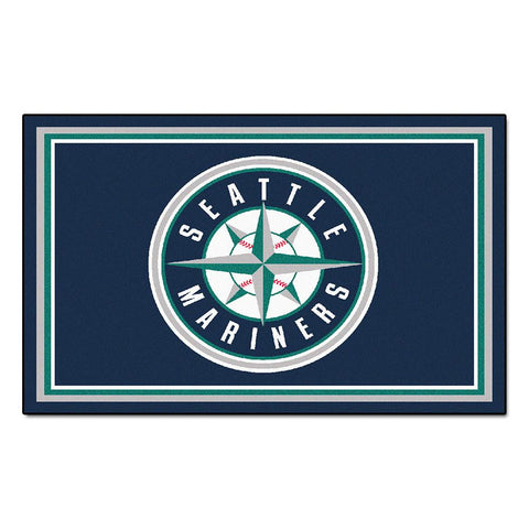 Seattle Mariners MLB Floor Rug (4'x6')