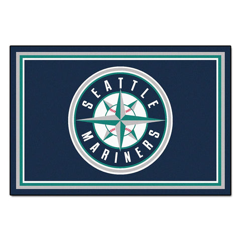 Seattle Mariners MLB Floor Rug (5x8')