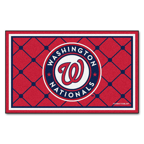 Washington Nationals MLB Floor Rug (4'x6')