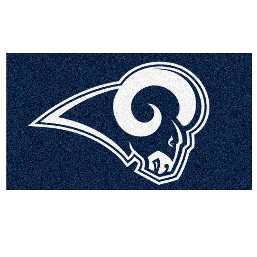 Los Angeles Rams Nfl Rookie Bathroom Rug (19"x30")