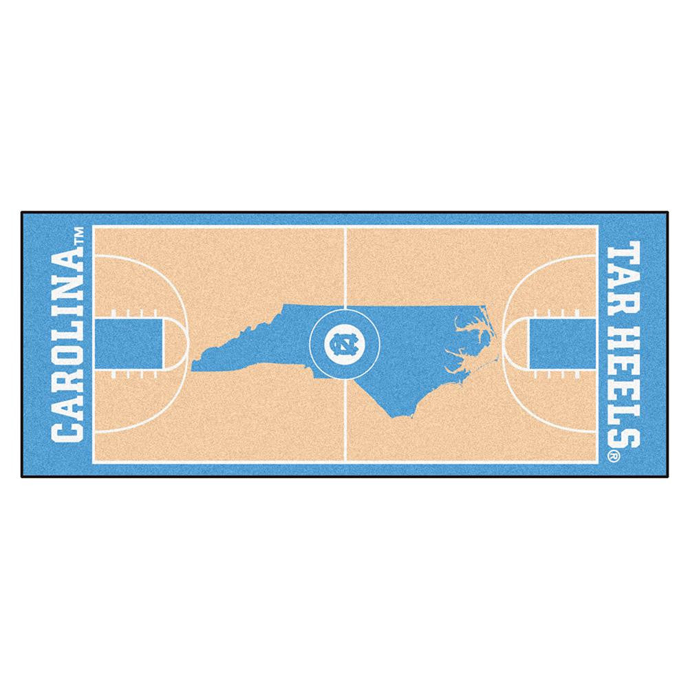 North Carolina Tar Heels Ncaa Court Runner (29.5"x72")