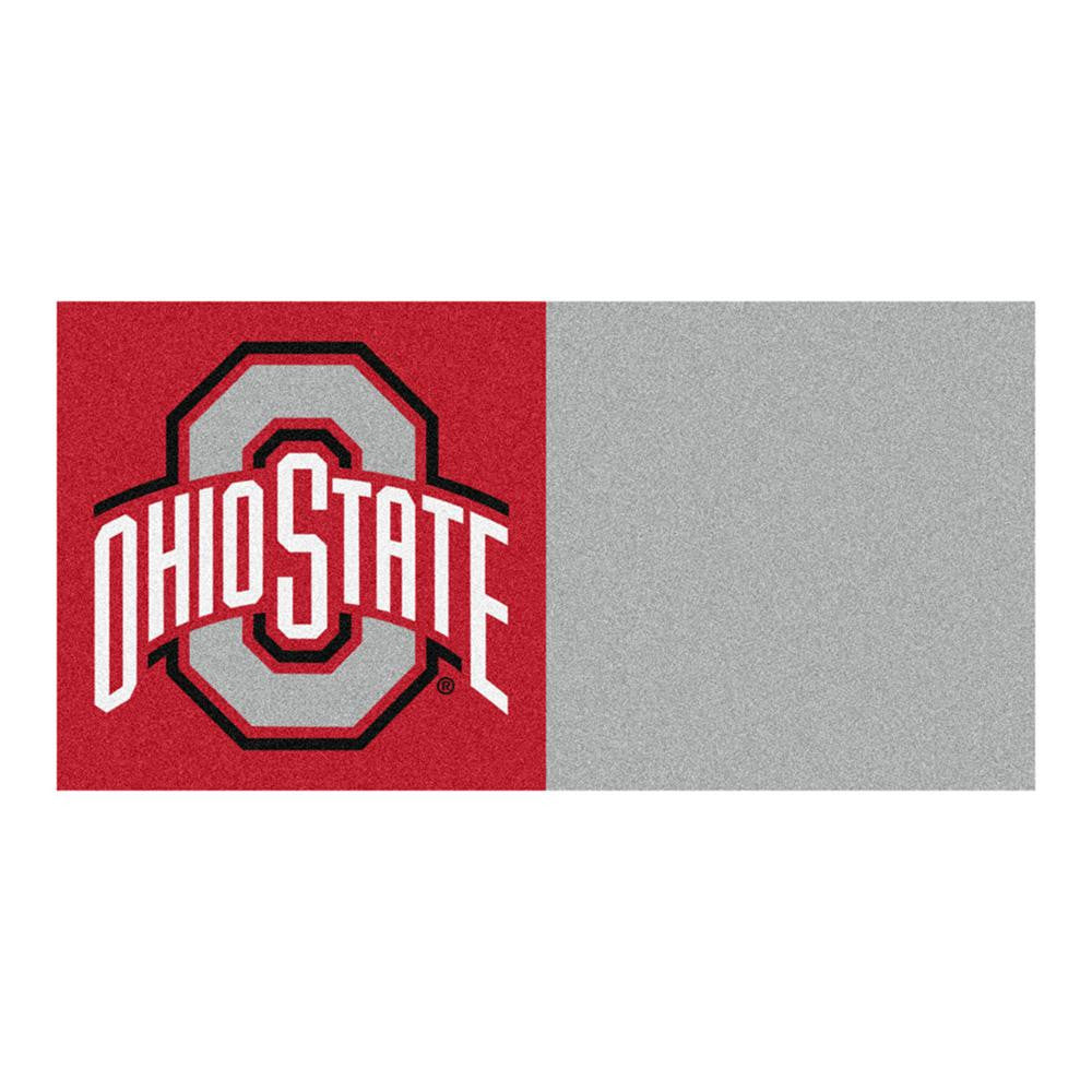 Ohio State Buckeyes Ncaa Team Logo Carpet Tiles