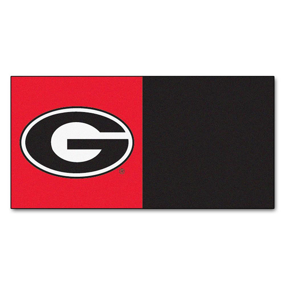 Georgia Bulldogs Ncaa Team Logo Carpet Tiles