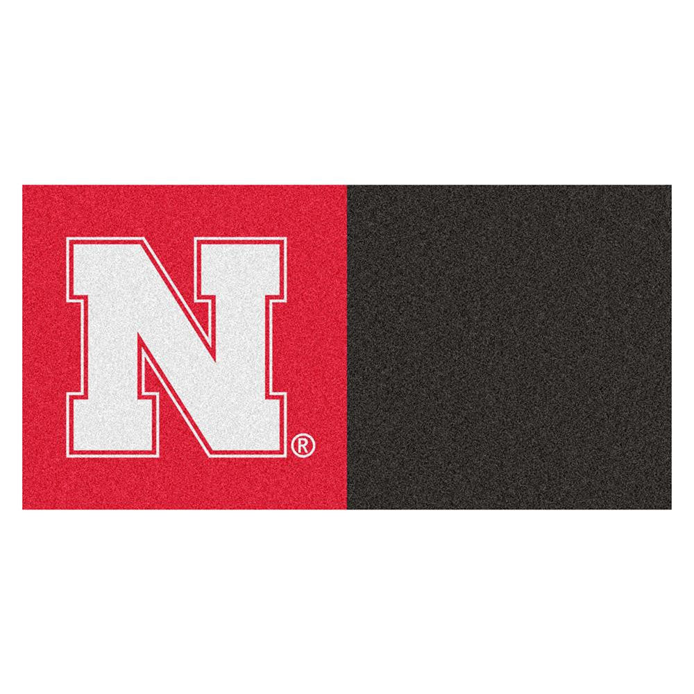 Nebraska Cornhuskers Ncaa Team Logo Carpet Tiles