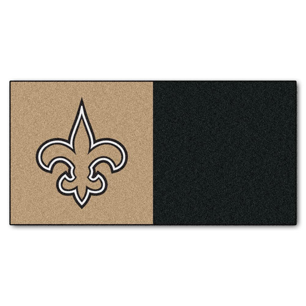 New Orleans Saints NFL Team Logo Carpet Tiles