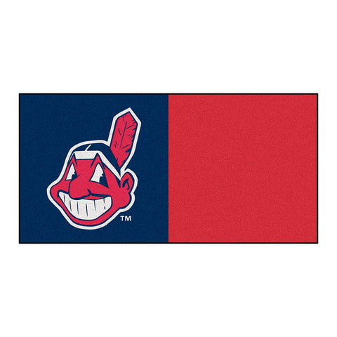 Cleveland Indians MLB Team Logo Carpet Tiles